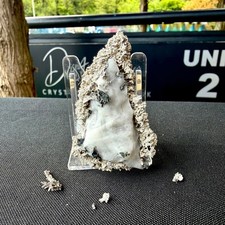 Natural Native Silver on Calcite Matrix | Collectors Mineral Specimen (B1 #7) picture