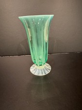 Tiffany Studios Rare Green Pastel Juice Glass with Opalescent Foot, 5
