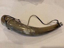 Vintage Bull Horn with Metal Mouth piece picture