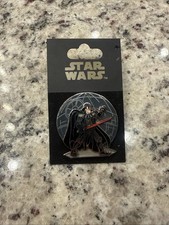 Disney Pin Goofy Darth Vader Costume Star Wars Lightsaber Death Star 3D 53273 picture