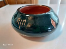 Fabulous SIOUX POTTERY  BOWL/VASE SIGNED Scott Littlle Thunder picture
