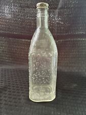 Vintage Thatcher Glass Embossed Liquor Bottle. D-126, 5041, 73 2, L3 Made In USA picture