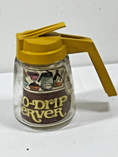 VTG 1970s Villaware No-Drip Server Glass Syrup Pourer USA Retro Kitchen Rickel's picture