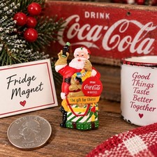 Vintage Coca-Cola Santa Christmas Figurine “The Gift for Thirst” Holiday Collect picture