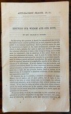 1855 BLACK ABOLITIONIST ARGUES DISUNION OF AMERICA TO FIGHT SLAVERY Rev. Hodges picture