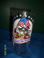 Vntg 1976 Walt Disney Coca Cola Bicentennial Limited Edition Glass 6 1/8