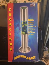 Vintage 32” Tall Excalibur Lava Lamp (Orange) With Box picture