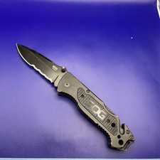 SOG Escape Pocket Knife Lockback Combo Edge Blade picture