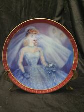 Danbury Mint Barbie Collector Plate Excellent Condition Bride To Be picture