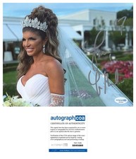 TERESA GIUDICE SIGNED REAL HOUSEWIVES OF NEW JERSEY 8x10 PHOTO - ACOA COA picture