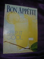 Bon Appetit Recipe Cooking Magazine Aug 2001 V46 #8 Keep it cool ice cream pie picture