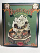 Vintage NOS Enesco Rock City #555843 Animated Musical New In Original Box picture
