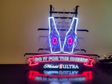 MICHELOB ULTRA “DO IT FOR THE CHEERS” ANIMATED LED BEER SIGN picture