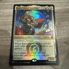 Karn Gilded Guardian - MtG Reality Fracture - NM picture