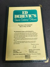 Vintage 1990 Ed Debevic's Restaurant Menu In Display Chicago Diner Memorabilia picture
