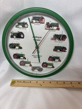 OLIVER 1926 - 1969 Tractor Wheel Dial Clock 12 Vintage Tractors 10