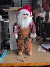 Rare NANCY THOMAS Wood Folk Art Santa CHRISTMAS Figure 1996 24