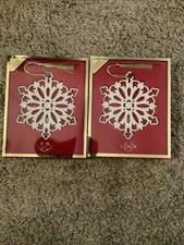 NIP Lenox 2005 Lot Of 2 Snow Fantasies Snowflake picture