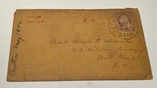 Confederate General Edward P. Alexander's Mother Mailed Envelope 1854 to West Pt picture