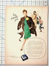 Vintage Kotex Sanitary Napkins Magazine Ad 1940s 1950s Fashion Illustration picture