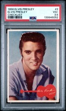 1956 ELVIS PRESLEY #2 ELVIS PRESLEY CHECKLIST PSA 3.5 picture