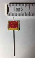 1x 28mm Ancient Roman Banner Vexillum 3rd Legion III on metal pole spear head picture