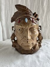McCoy Native American Indian cookie jar western ranch kitchen decor picture