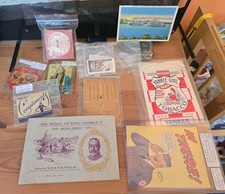 Very Cool Antique Lot  Cards And Advertisement Pieces Cigarettes Cards picture