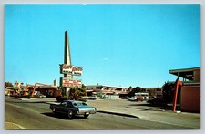 Trade Winds Motor Hotel Albuquerque NM Postcard Route 66 Vintage 1960s Old Cars picture