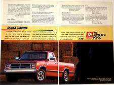 1988 Dodge Dakota Truck Two Page Print Ad picture