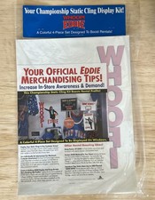 Whoopi Goldberg Eddie Static Cling Display Kit 4-Piece 1996 Video Store 90s NOS picture