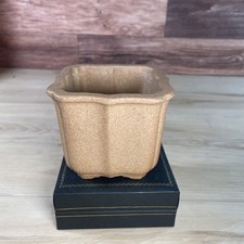 Takahashi San Francisco Made In Japan Small Cascade Bonsai Pot Vintage picture