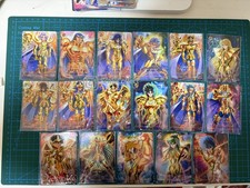 Kayou Saint Seiya Vol 4 Complete 17-Card UR Set Gold Saints Foil Anime Master picture