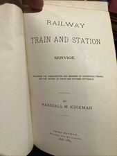 Railway Service Trains and Stations by Marshall Kirkman Copyright 1884 picture