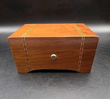 Vintage Reuge Auberson Music Box~36 Note~Solid Walnut Box picture