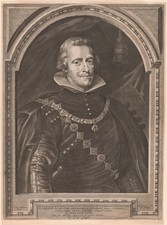Philip IV Spain Vintage Royal Portrait Engraving Reprint Wall Art picture