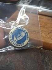 scarce 1924 Ohio James A. White for Governor Political pin made by IPEU 177 picture