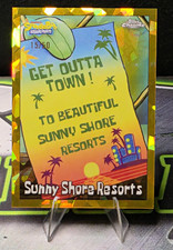 2025 Topps Sapphire SpongeBob SquarePants Sunny Shore Resorts #150 GOLD /50 picture