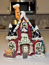 Blue sky Clayworks Heather Goldminc Home Holidays Tea Light Christmas Village picture