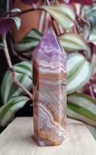 Moroccan Royal Rare Amethyst & Crazy Lace Agate Tower Point (74g) picture