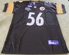 VTG Reebok Jersey Steelers #56 LAMARR Woodley size 54 All Sewn  SB XLlll  NWT picture