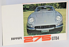 Ferrari 275 GTB/4 Brochure Original picture