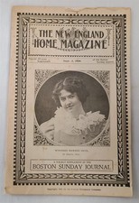 Sept. 3, 1899 The New England Home Magazine Antique picture