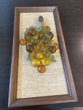 Antique Grape Cluster Framed Art picture