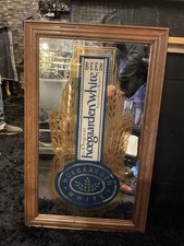 Vintage And rare, Hoegaarden White beer advertising mirror/ Pub Sign picture