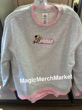 Disney Parks WDW Minnie Mouse Pullover Sweatshirt Size S Small New picture