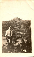 1927 Mr Ray Mann Electra Texas Identified Man Vintage Snapshot Photo picture