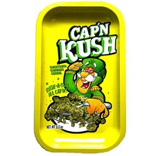 Cap'n Kush Funny Novelty Rolling Tray 10.5