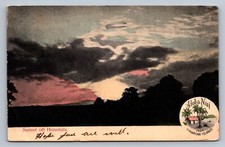 Postcard Hawaii Honolulu Sunset Aloha Nui Hawaiian Islands 1908 UDB  J916 picture