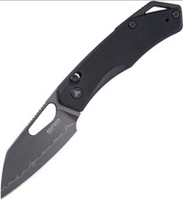 SRM Knives Cub 261M-GB2 Ambi Lock Black G10 Folding 140Cr Pocket Knife 261MGB2 picture